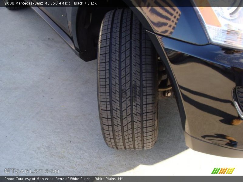 Black / Black 2008 Mercedes-Benz ML 350 4Matic