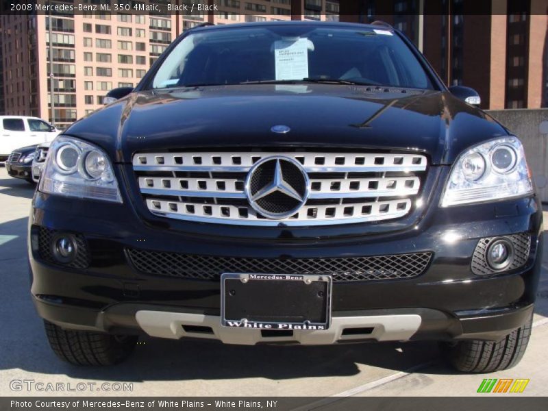 Black / Black 2008 Mercedes-Benz ML 350 4Matic