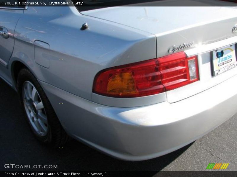 Crystal Silver / Gray 2001 Kia Optima SE V6