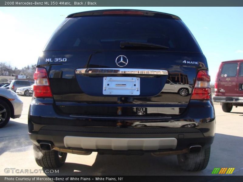 Black / Black 2008 Mercedes-Benz ML 350 4Matic