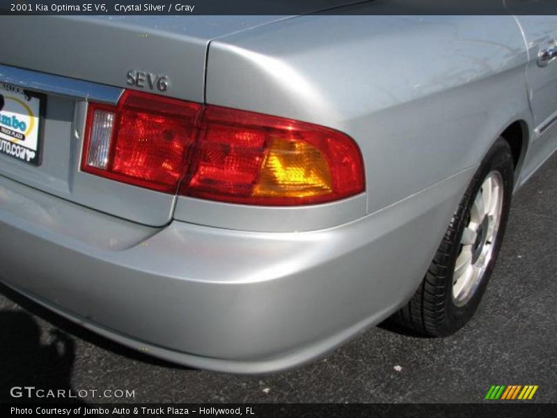Crystal Silver / Gray 2001 Kia Optima SE V6