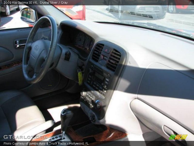 Crystal Silver / Gray 2001 Kia Optima SE V6
