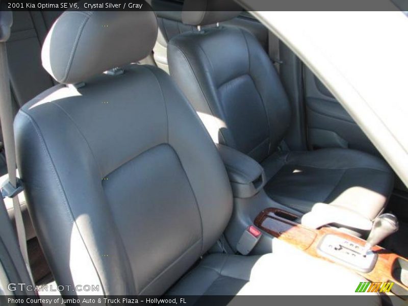 Crystal Silver / Gray 2001 Kia Optima SE V6
