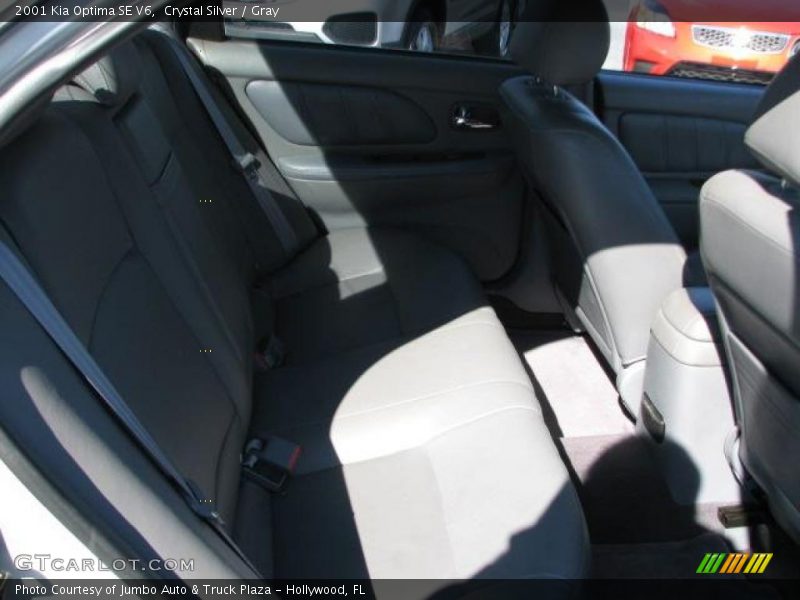 Crystal Silver / Gray 2001 Kia Optima SE V6