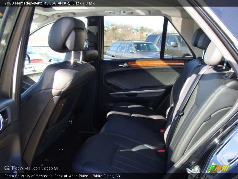 Black / Black 2008 Mercedes-Benz ML 350 4Matic