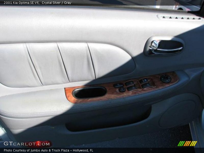 Crystal Silver / Gray 2001 Kia Optima SE V6