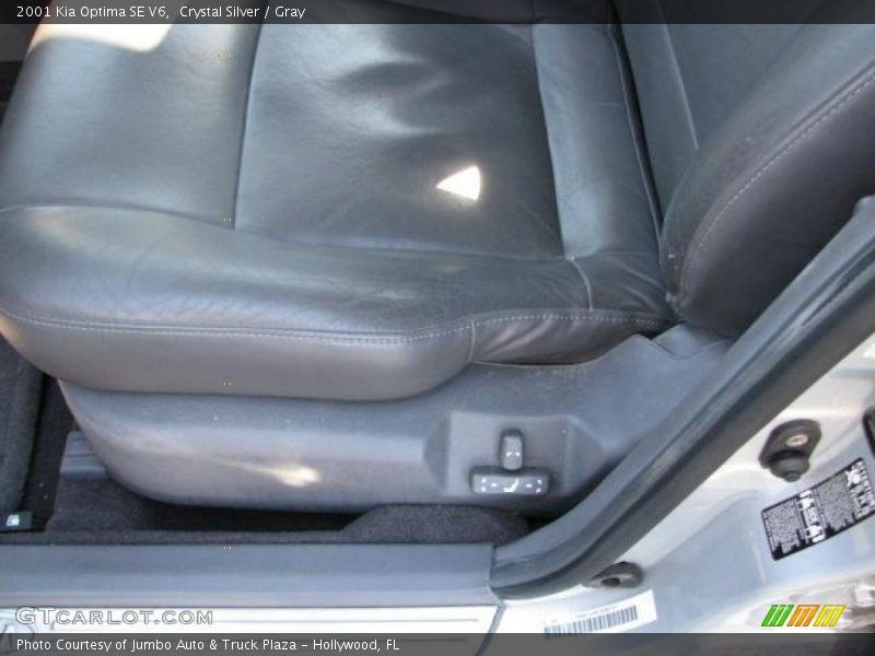 Crystal Silver / Gray 2001 Kia Optima SE V6
