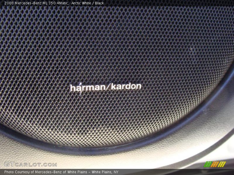 Arctic White / Black 2008 Mercedes-Benz ML 350 4Matic