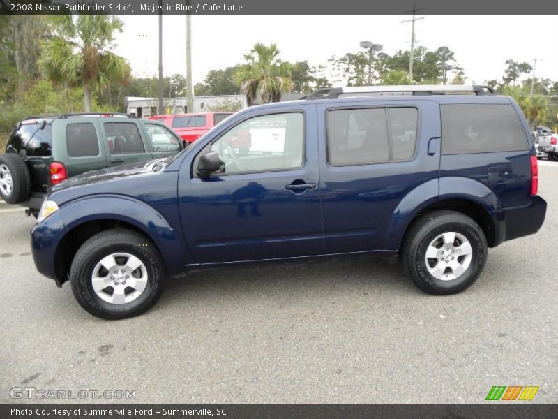 Majestic Blue / Cafe Latte 2008 Nissan Pathfinder S 4x4