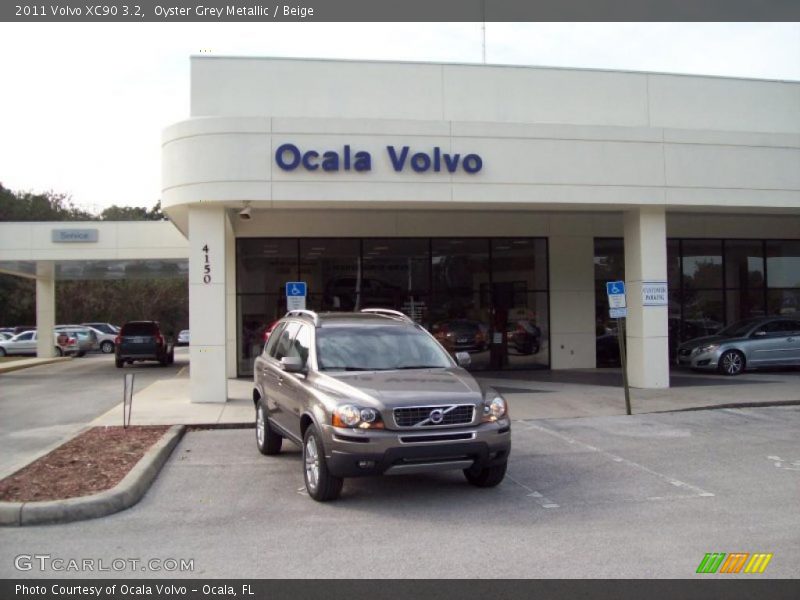 Oyster Grey Metallic / Beige 2011 Volvo XC90 3.2