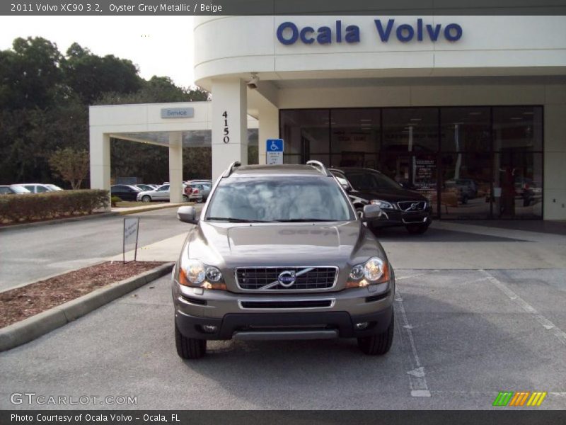 Oyster Grey Metallic / Beige 2011 Volvo XC90 3.2