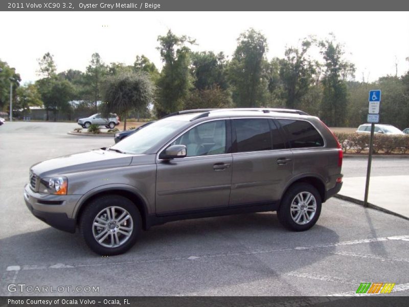 Oyster Grey Metallic / Beige 2011 Volvo XC90 3.2