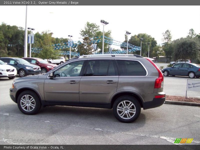 Oyster Grey Metallic / Beige 2011 Volvo XC90 3.2