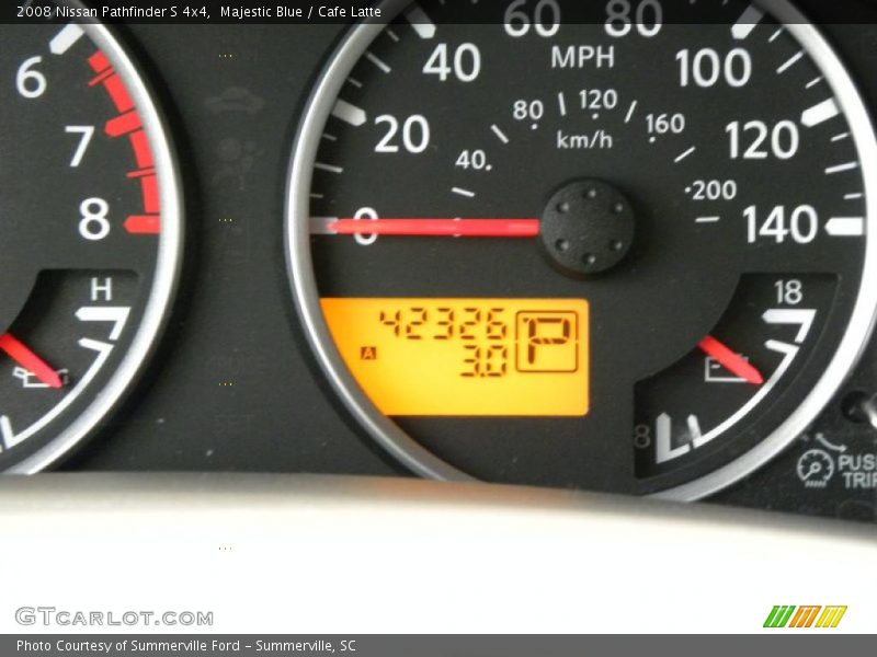 Majestic Blue / Cafe Latte 2008 Nissan Pathfinder S 4x4