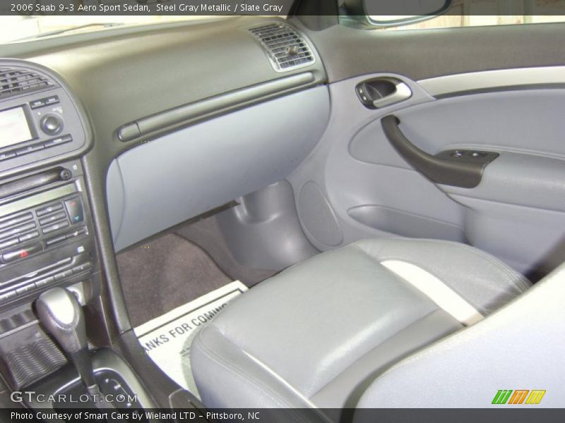  2006 9-3 Aero Sport Sedan Slate Gray Interior