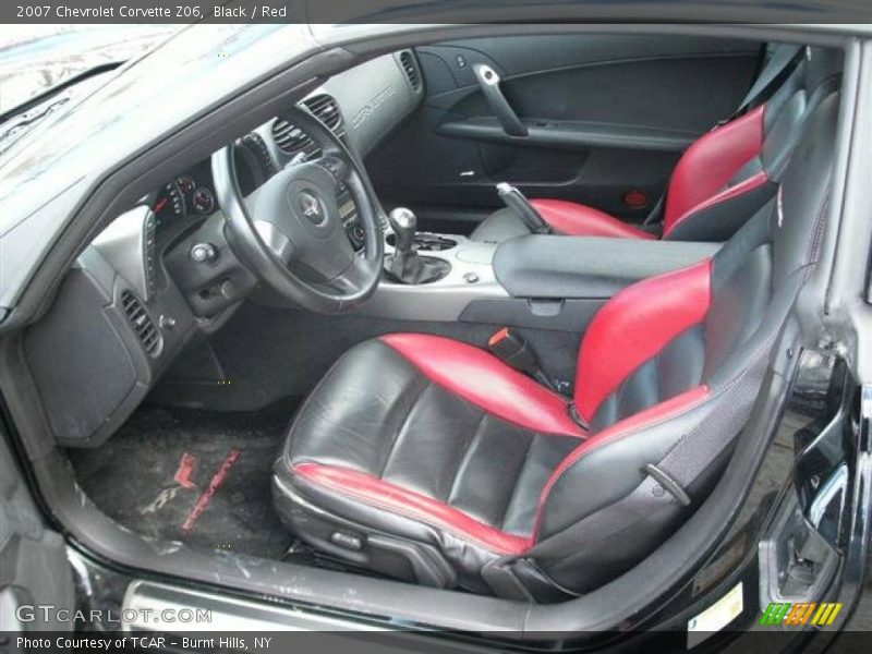  2007 Corvette Z06 Red Interior