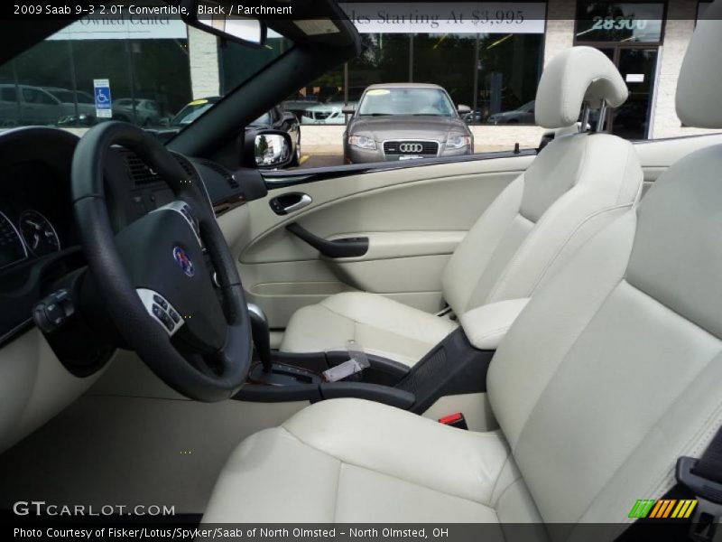  2009 9-3 2.0T Convertible Parchment Interior