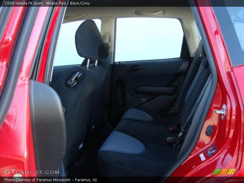 Milano Red / Black/Grey 2008 Honda Fit Sport