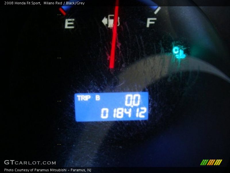 Milano Red / Black/Grey 2008 Honda Fit Sport