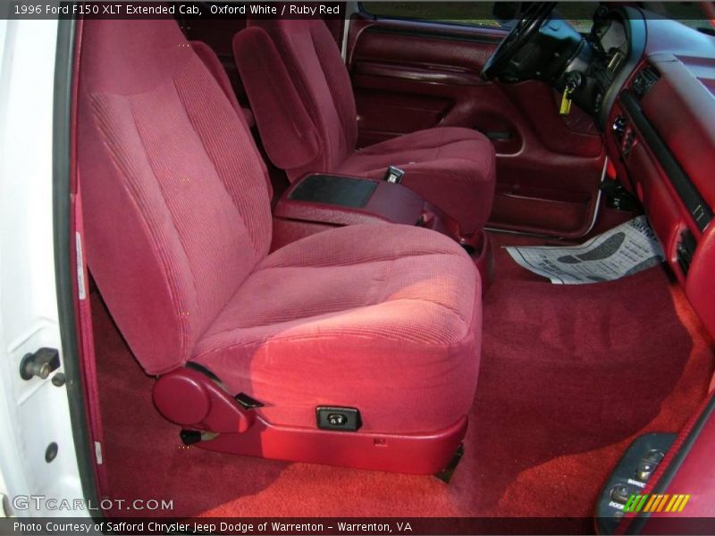  1996 F150 XLT Extended Cab Ruby Red Interior