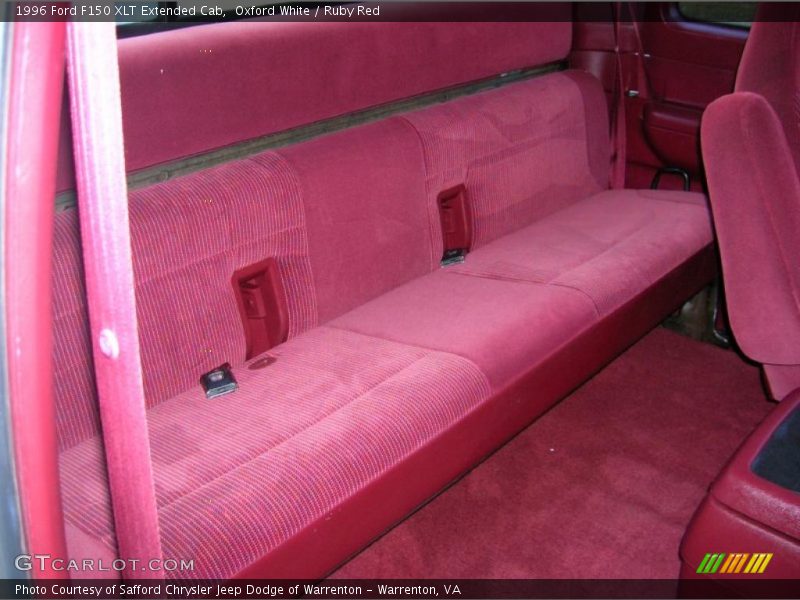  1996 F150 XLT Extended Cab Ruby Red Interior