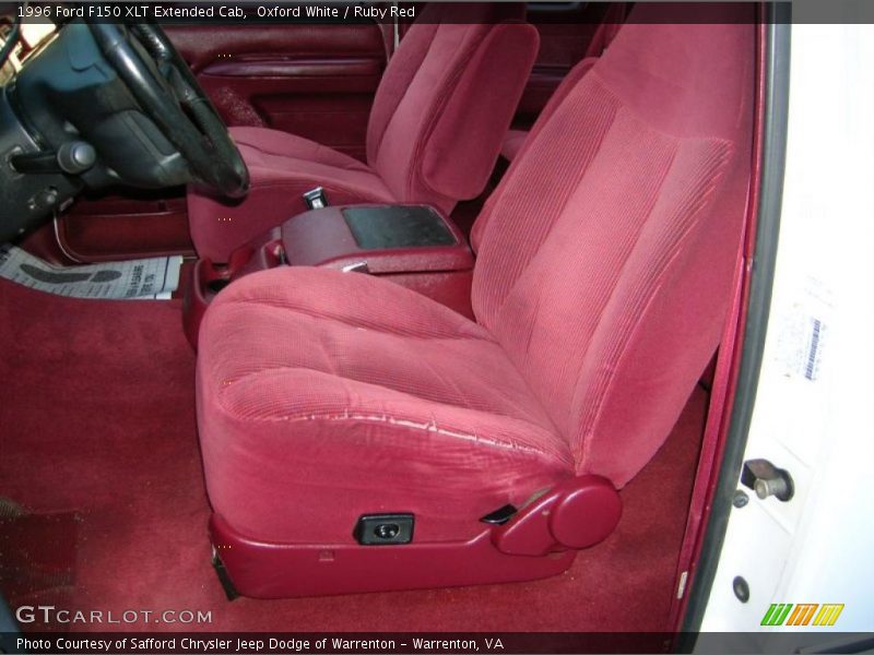  1996 F150 XLT Extended Cab Ruby Red Interior