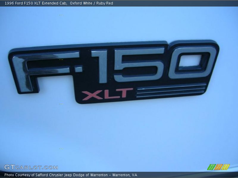  1996 F150 XLT Extended Cab Logo