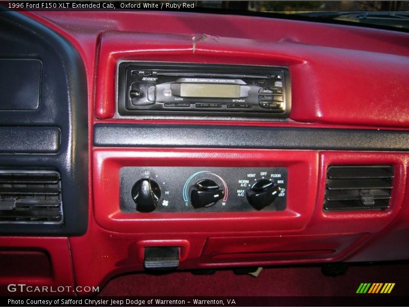 Controls of 1996 F150 XLT Extended Cab