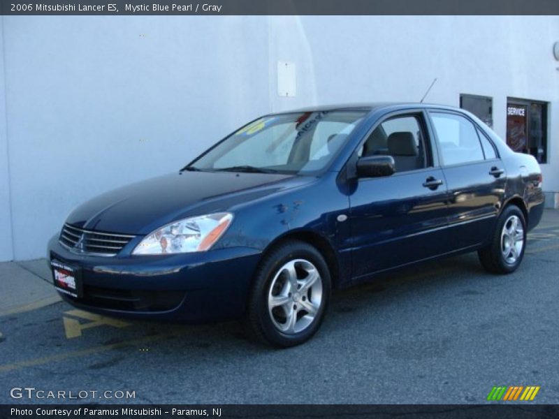 Mystic Blue Pearl / Gray 2006 Mitsubishi Lancer ES