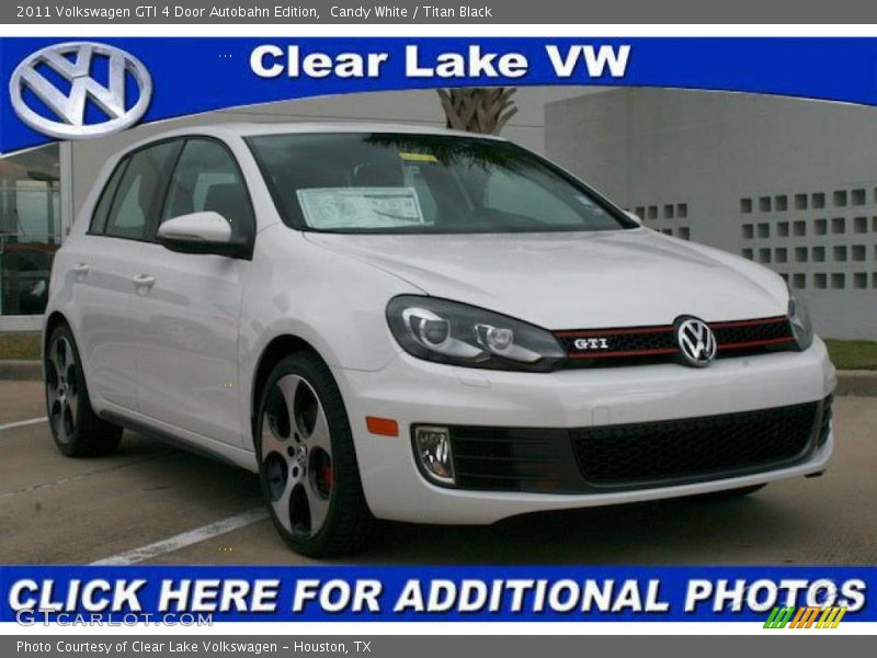 Candy White / Titan Black 2011 Volkswagen GTI 4 Door Autobahn Edition