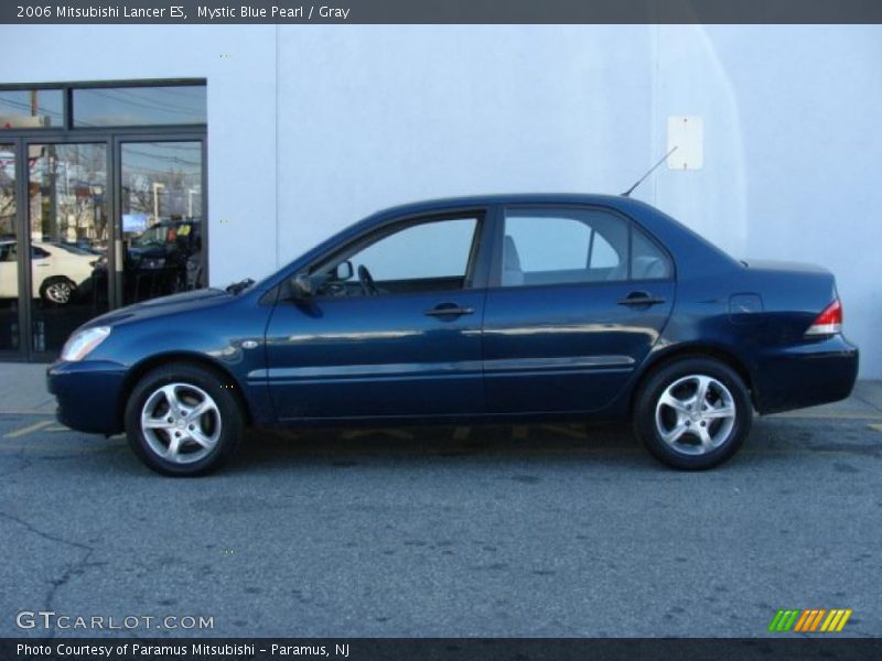 Mystic Blue Pearl / Gray 2006 Mitsubishi Lancer ES