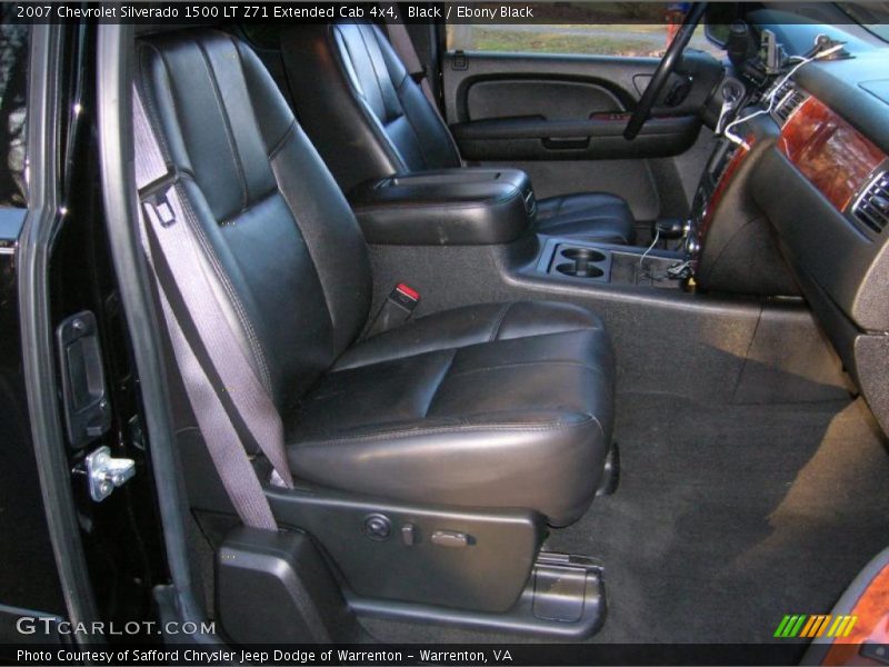 Black / Ebony Black 2007 Chevrolet Silverado 1500 LT Z71 Extended Cab 4x4
