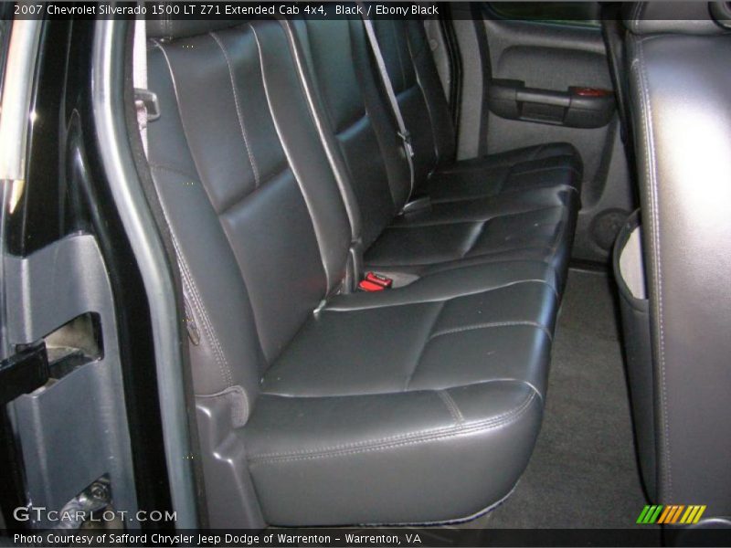 Black / Ebony Black 2007 Chevrolet Silverado 1500 LT Z71 Extended Cab 4x4