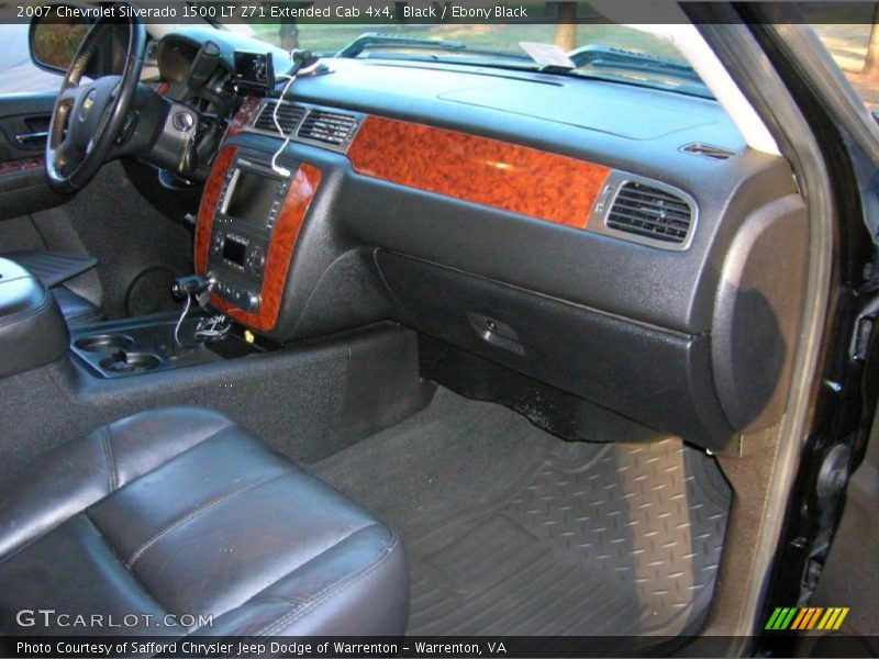 Black / Ebony Black 2007 Chevrolet Silverado 1500 LT Z71 Extended Cab 4x4