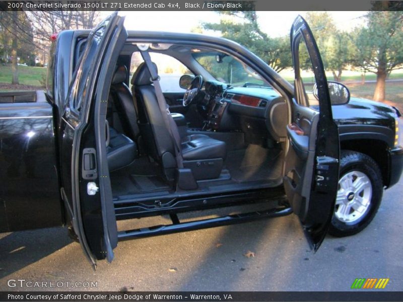Black / Ebony Black 2007 Chevrolet Silverado 1500 LT Z71 Extended Cab 4x4