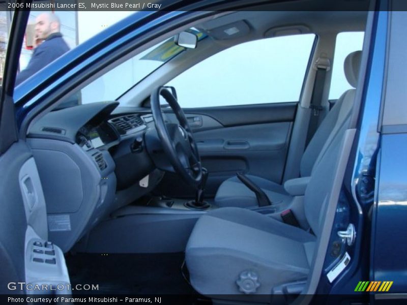 Mystic Blue Pearl / Gray 2006 Mitsubishi Lancer ES