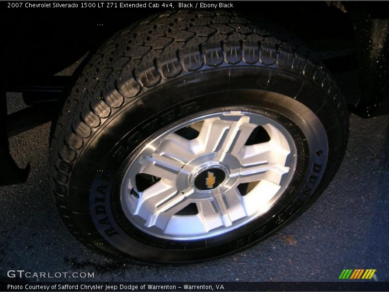 Black / Ebony Black 2007 Chevrolet Silverado 1500 LT Z71 Extended Cab 4x4