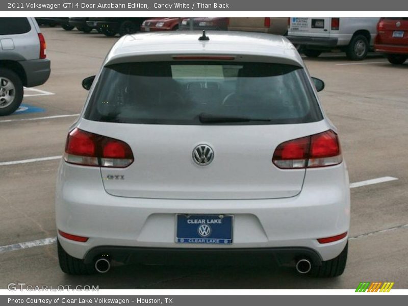 Candy White / Titan Black 2011 Volkswagen GTI 4 Door Autobahn Edition