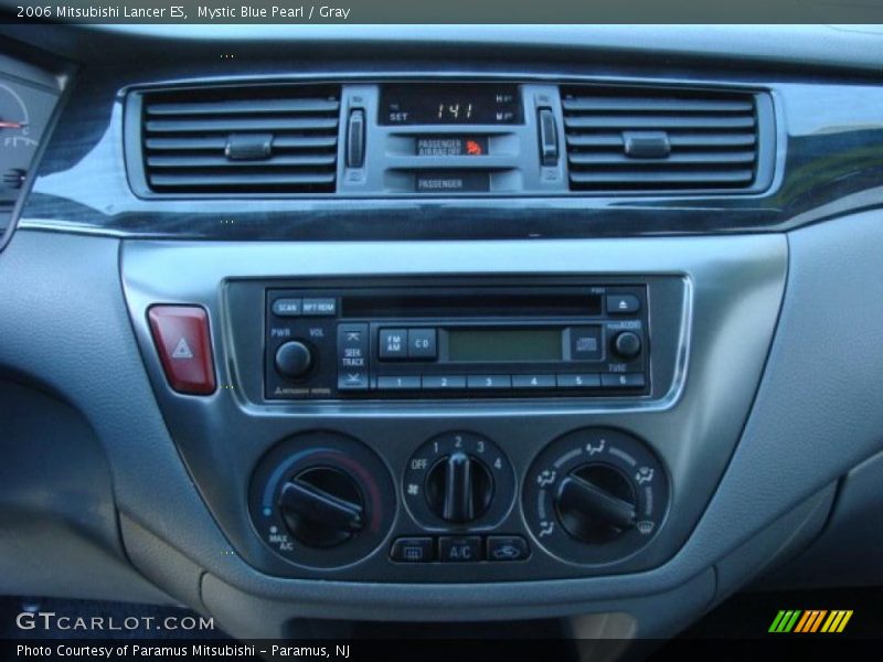 Mystic Blue Pearl / Gray 2006 Mitsubishi Lancer ES
