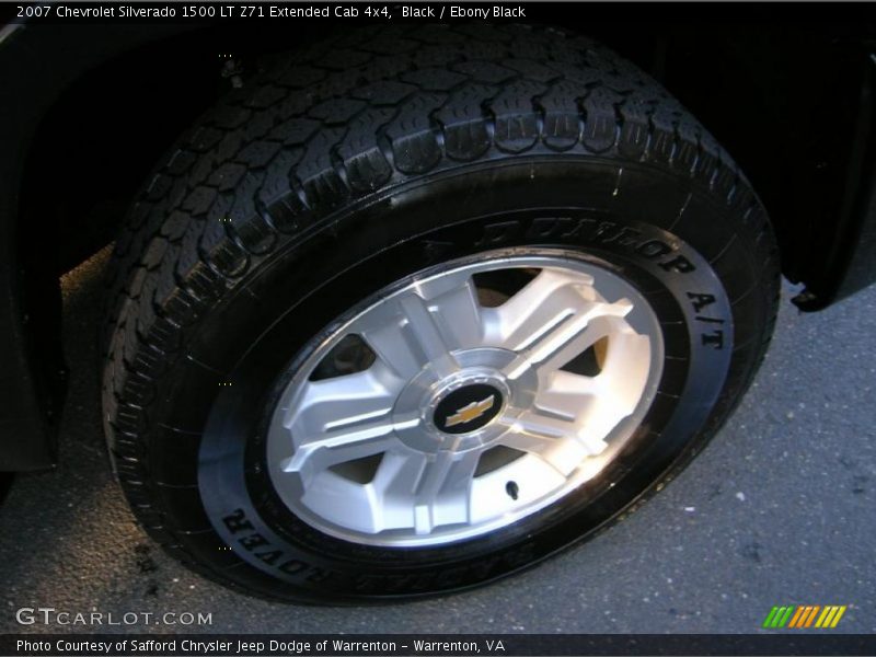 Black / Ebony Black 2007 Chevrolet Silverado 1500 LT Z71 Extended Cab 4x4