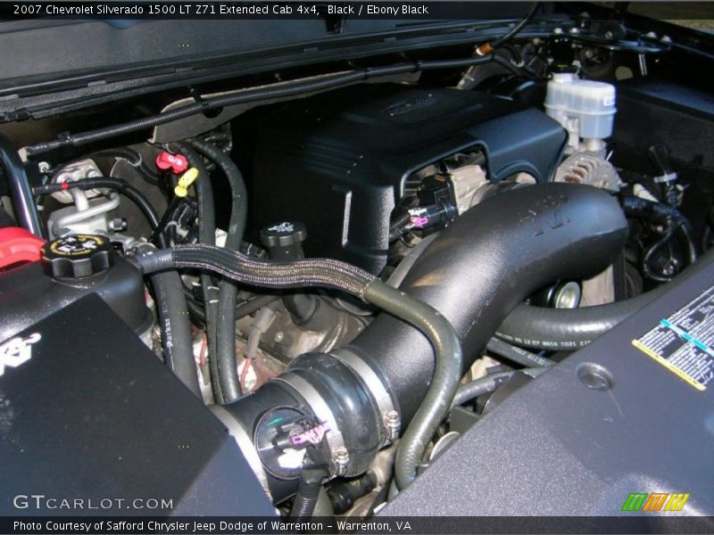 Black / Ebony Black 2007 Chevrolet Silverado 1500 LT Z71 Extended Cab 4x4