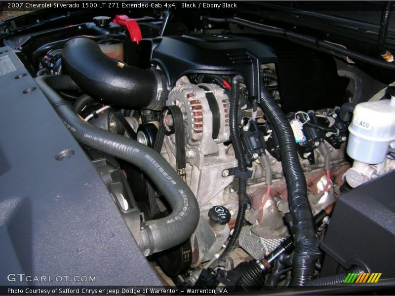 Black / Ebony Black 2007 Chevrolet Silverado 1500 LT Z71 Extended Cab 4x4