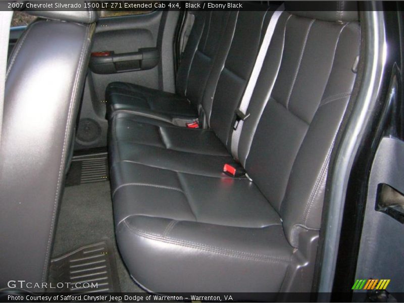 Black / Ebony Black 2007 Chevrolet Silverado 1500 LT Z71 Extended Cab 4x4