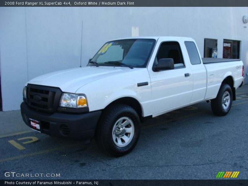 Oxford White / Medium Dark Flint 2008 Ford Ranger XL SuperCab 4x4