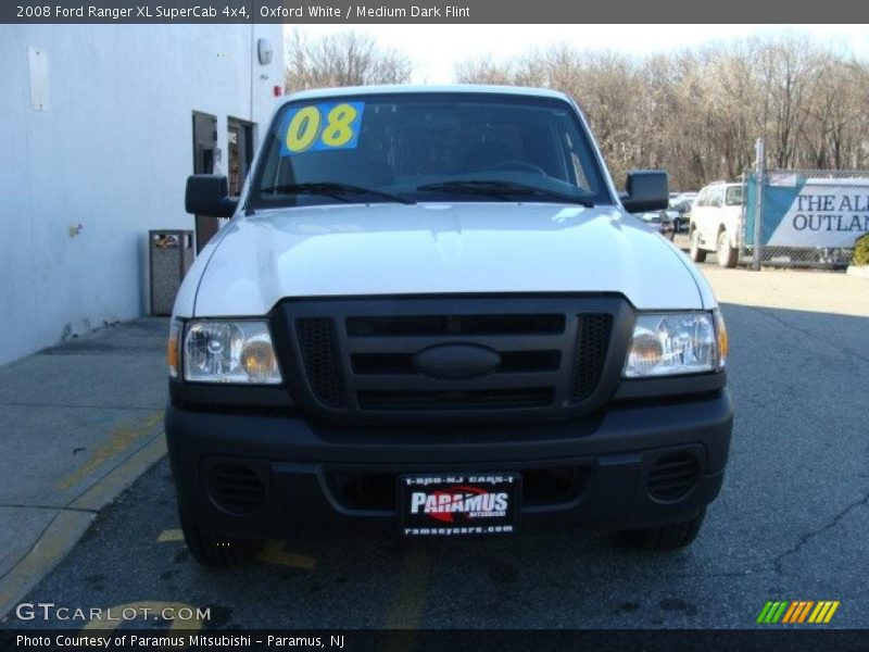 Oxford White / Medium Dark Flint 2008 Ford Ranger XL SuperCab 4x4