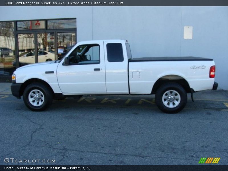 Oxford White / Medium Dark Flint 2008 Ford Ranger XL SuperCab 4x4