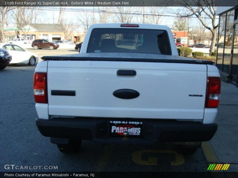 Oxford White / Medium Dark Flint 2008 Ford Ranger XL SuperCab 4x4
