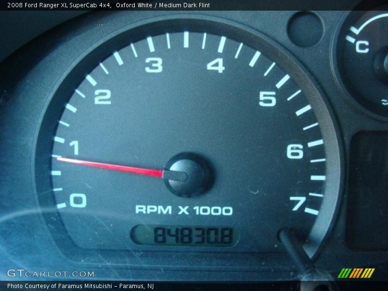 Oxford White / Medium Dark Flint 2008 Ford Ranger XL SuperCab 4x4
