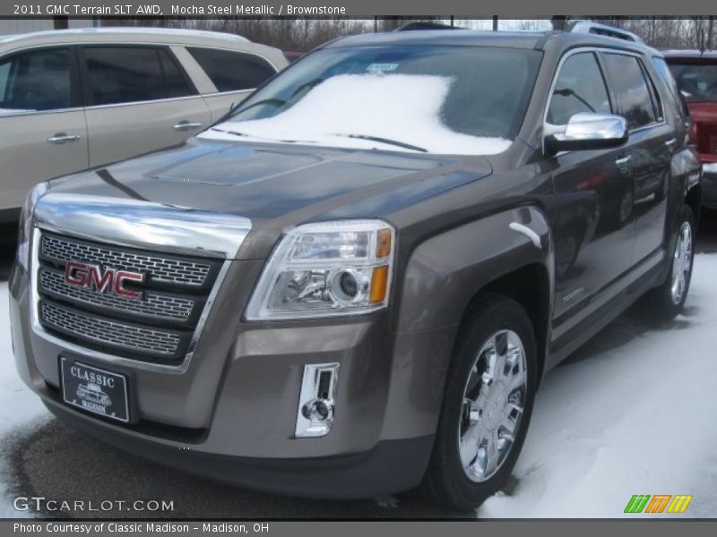 Mocha Steel Metallic / Brownstone 2011 GMC Terrain SLT AWD