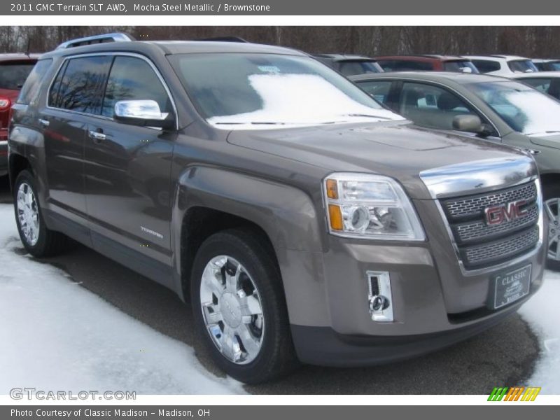 Mocha Steel Metallic / Brownstone 2011 GMC Terrain SLT AWD
